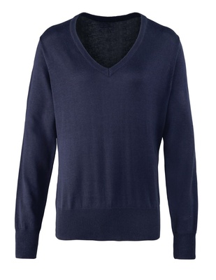 Premier Women's V-neck Knitted Sweater PR696