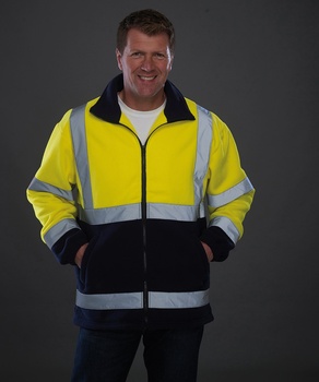 YOKO Hi-vis Heavyweight Fleece Jacket (HVK08)