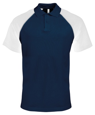 Kariban Polo Baseball Contrast Polo Shirt KB226