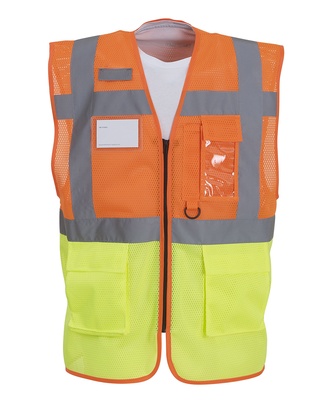 YOKO Hi-vis Top Cool Open-Mesh Executive Waistcoat (HVW820)