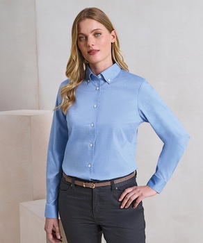 Premier Women’s ‘Supreme’ Oxford Long Sleeve Shirt PR384