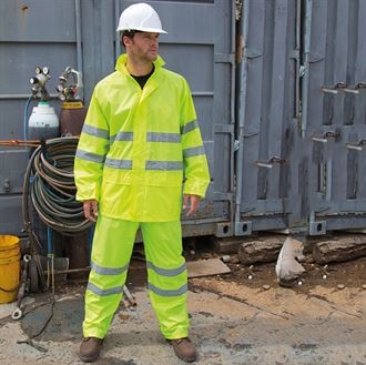 Result High-viz Waterproof Suit R216X