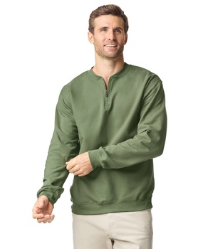 Gildan Softstyle™ Midweight Adult Fleece Quarter-zip Sweatshirt