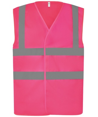 YOKO Top Cool Open Mesh 2-Band-and-Braces Waistcoat (HVW120)