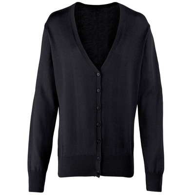 Premier Women's Button-through Knitted Cardigan PR697