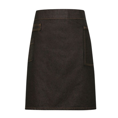 Premier 'Division' Waxed Look Denim Waist Apron PR135