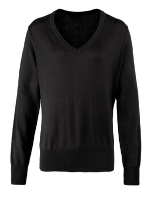 Premier Women's V-neck Knitted Sweater PR696