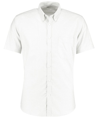 Kustom Kit Slim Fit Oxford Shirt Short Sleeve