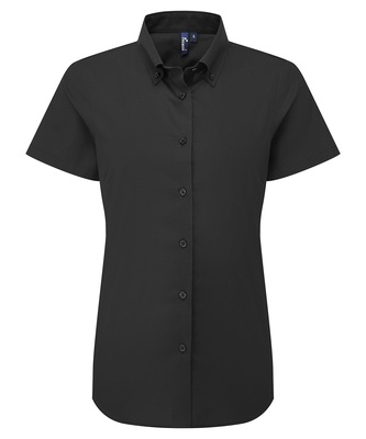 Premier Women’s ‘Supreme’ Oxford Short Sleeve Shirt PR386
