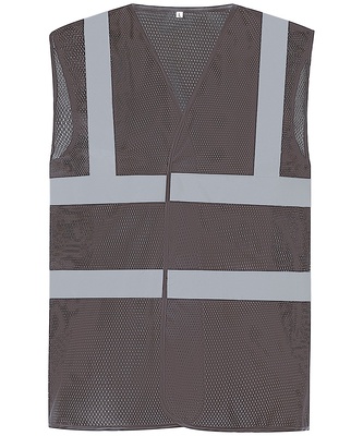 YOKO Top Cool Open Mesh 2-Band-and-Braces Waistcoat (HVW120)