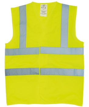 YOKO Flame-Retardant Hi-vis Sleeveless Waistcoat (HVW100FR)