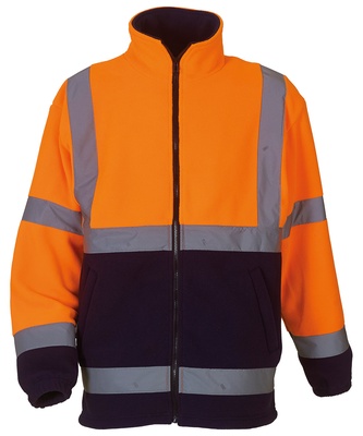 YOKO Hi-vis Heavyweight Fleece Jacket (HVK08)