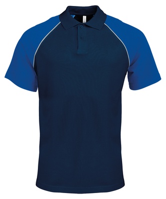 Kariban Polo Baseball Contrast Polo Shirt KB226