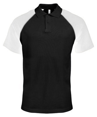 Kariban Polo Baseball Contrast Polo Shirt KB226