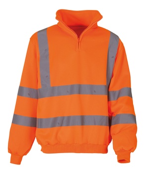 YOKO Hi-vis Quarter Zip Sweatshirt