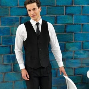 Premier Men's Lined Polyester Waistcoat PR622