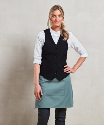 Premier Women's Lined Polyester Waistcoat PR623