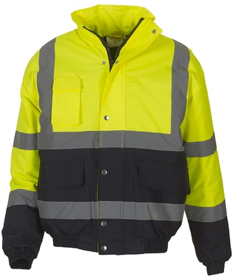 YOKO Hi-vis Two-Tone Bomber Jacket (HVP218)