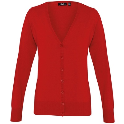 Premier Women's Button-through Knitted Cardigan PR697