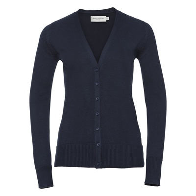 Russell Women's V-Neck Knitted Cardigan 715F
