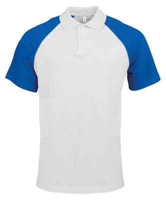Kariban Polo Baseball Contrast Polo Shirt KB226