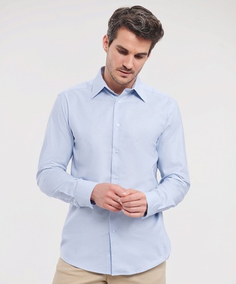 Russell Long Sleeve Easycare Tailored Oxford Shirt 922M