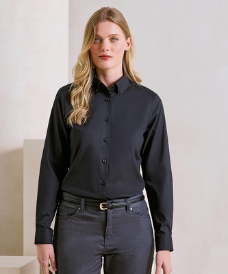Premier Women’s ‘Supreme’ Oxford Long Sleeve Shirt PR384