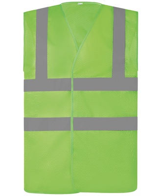YOKO Top Cool Open Mesh 2-Band-and-Braces Waistcoat (HVW120)