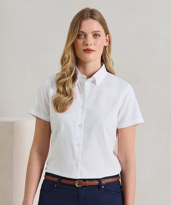 Premier Women’s ‘Supreme’ Oxford Short Sleeve Shirt PR386