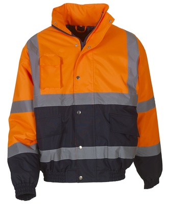YOKO Hi-vis Two-Tone Bomber Jacket (HVP218)