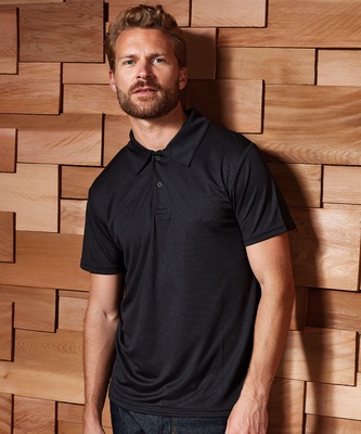 Premier Coolchecker Unisex Studded Polo PR612