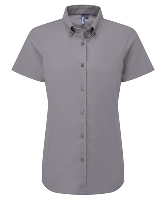 Premier Women’s ‘Supreme’ Oxford Short Sleeve Shirt PR386