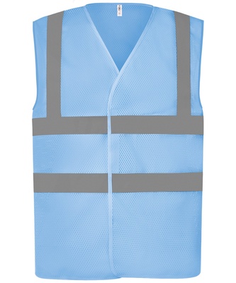 YOKO Top Cool Open Mesh 2-Band-and-Braces Waistcoat (HVW120)