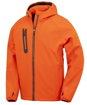 Result 3-Layer Recycled Unisex Hooded Softshell Jacket R909X