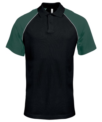 Kariban Polo Baseball Contrast Polo Shirt KB226