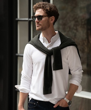 Nimbus Carlington Deluxe Long Sleeve Polo