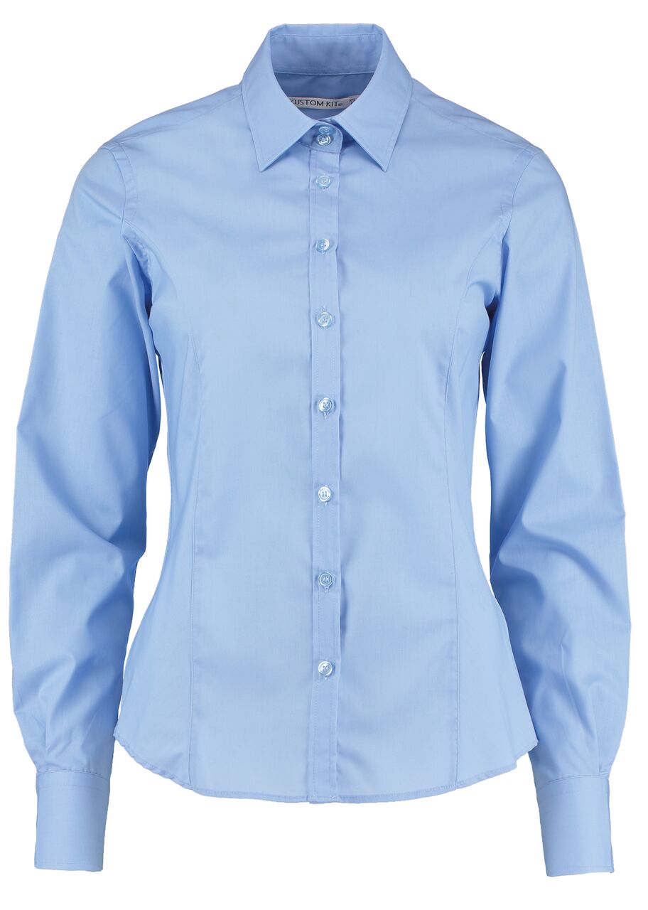 Kustom Kit Women’s Business Shirt Long Sleeved – Color Coded