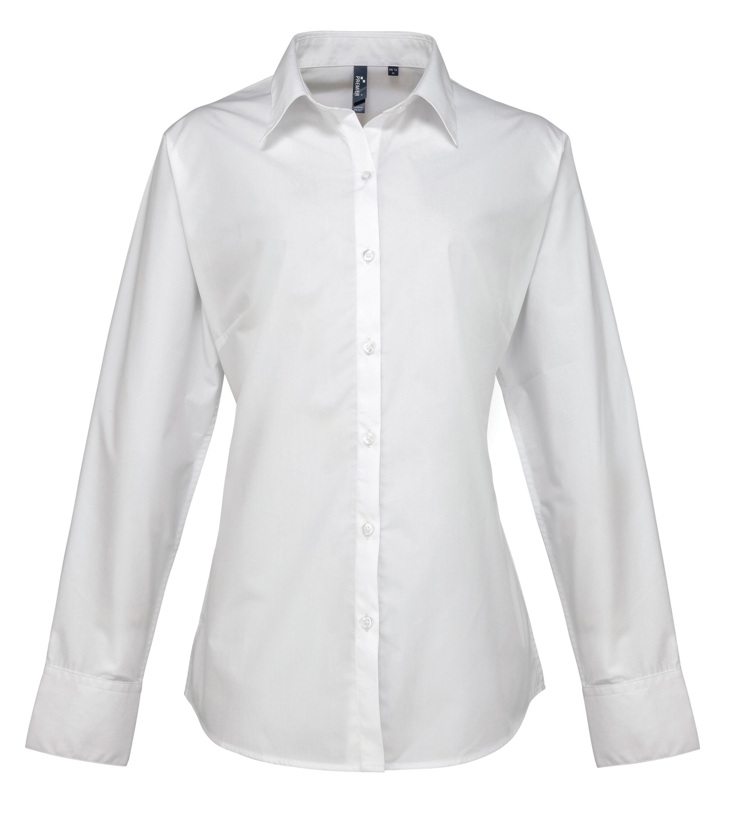 Premier Women’s Supreme Poplin Long Sleeve Shirt – Color Coded