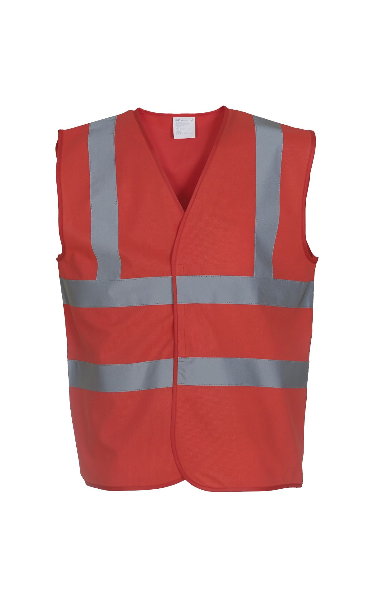 Yoko HVW100 Hi Vis High Viz Visibility Vest Waistcoat Safety 24 Colours S 5XL 